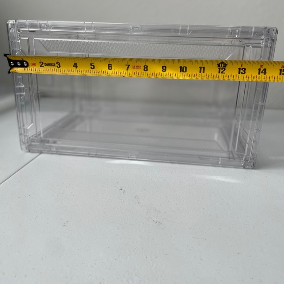Acrylic Shoe Box Storage with Magnetic Doors/Stackable - Picture 5 of 7